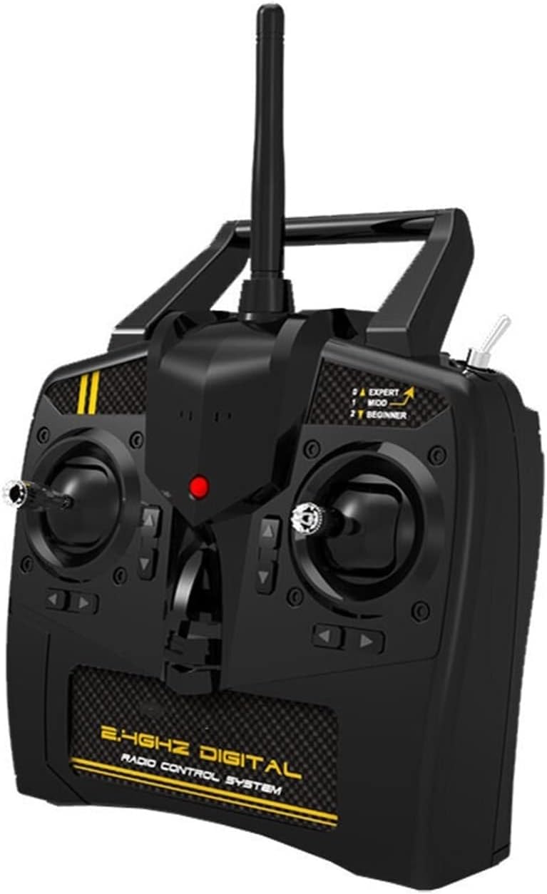 Airplane Remote Control, RC Model Transmitter for Volantex Rc P51, Mustang 768-1, Kids, Unisex, Black, Polycarbonate (PC), 1 Count, No Batteries Included, 3+ Years, Kids, Hobbyists