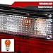 E36 TAIL LIGHTS RED CLEAR COUPE MODEL Made for and Compatible with 92-98 BMW 3-SERIES