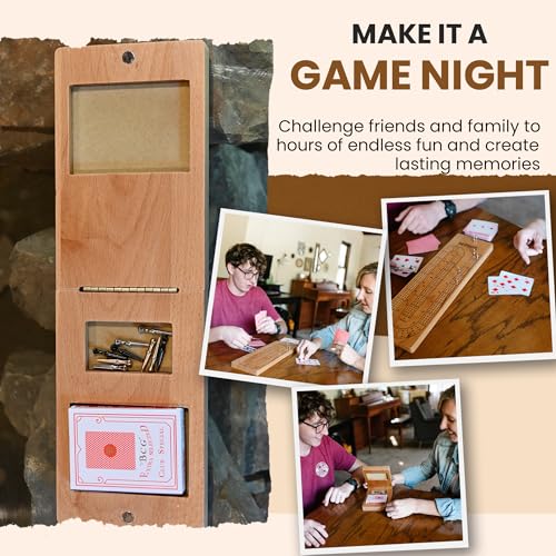 Solid H Foldable Cribbage Board Game Set thumb #4