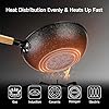 KYTD Non-Stick Wok with Steamer Basket,12 Inches Stir Fry Pans with Lid, Flat Bottom Pan Multifunctional Cookware Chinese Woks for Induction, Gas, Halogen #1