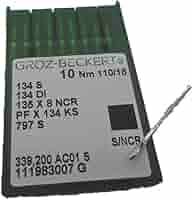 NGOSEW 20-Pack Leather Sewing Machine Needles - Heavy Duty For Pfaff, Singer, Brother & More Industrial Machines