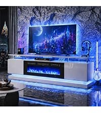 Aoxun Farmhouse Fireplace TV Stand