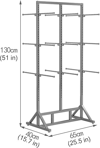 Miniatura 4 de ZAQYCM Soporte de exhibición de altura ajustable para brasieresbragascalcetines, organizador de ropa interior de piso para armario, tienda de