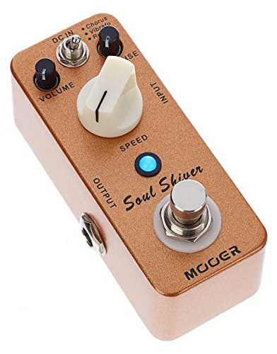 Mooer Soul Shiver Rotary Chorus Vibrato Effects Pedal #TOP4