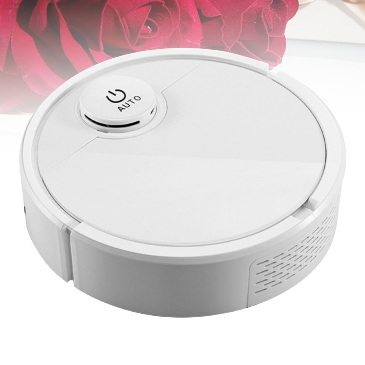 ABOOFAN Robot Barredor 3000 Mah para Suelos Planos Mármol, Aspiradora Función de Recogida de Polvo y Basura