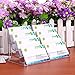 Hipiwe 2pcs 8 Pockets Acrylic Business Card Holder Stand Clear Desktop Countertop Acrylic Index Card Filling Display