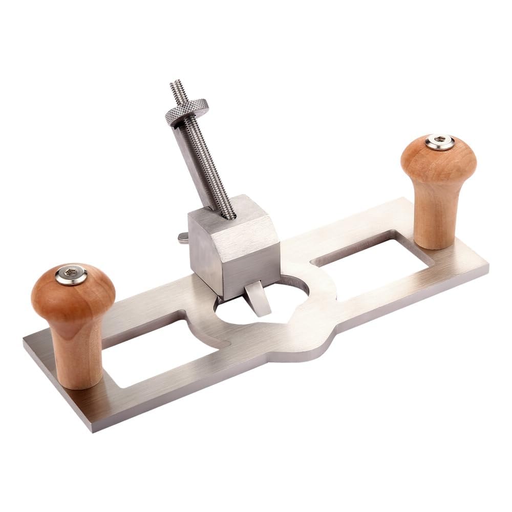VIDOO Pialla Manuale Regolabile Coltello da Rifilatura Arresto Profondità Smussatura Scanalatura Legno-Pialla per scanalature(Senza Lama)