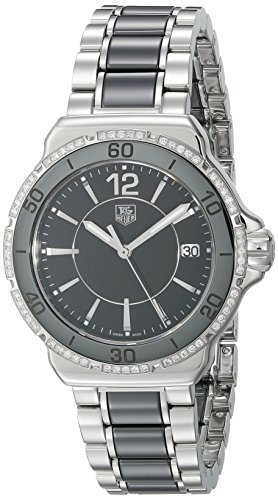 TAG Heuer Women's WAH1212.BA0859 Formula One Stainless Steel Black Dial Watch - //coolthings.us