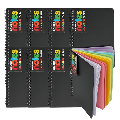 Carnet à spirale ligné SIBAO de 8 pièces pour l'organisation de bureau