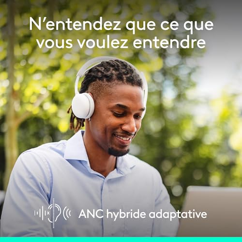 Logitech 2 ES Micro casque sur oreille Bluetooth sans fil filaire Suppresseur de bruit actif USB C cassé - vue 3