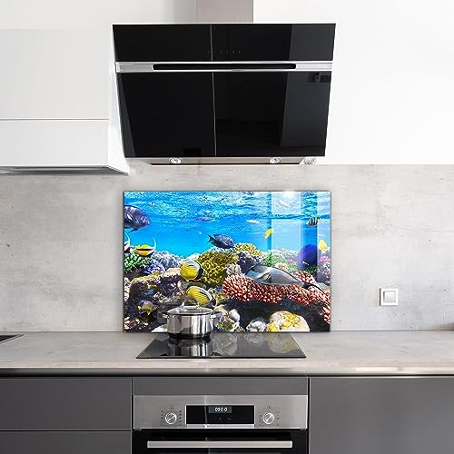 Panneau de cuisine récif corallien Wallfluent pour protéger et décorer le mur - 3