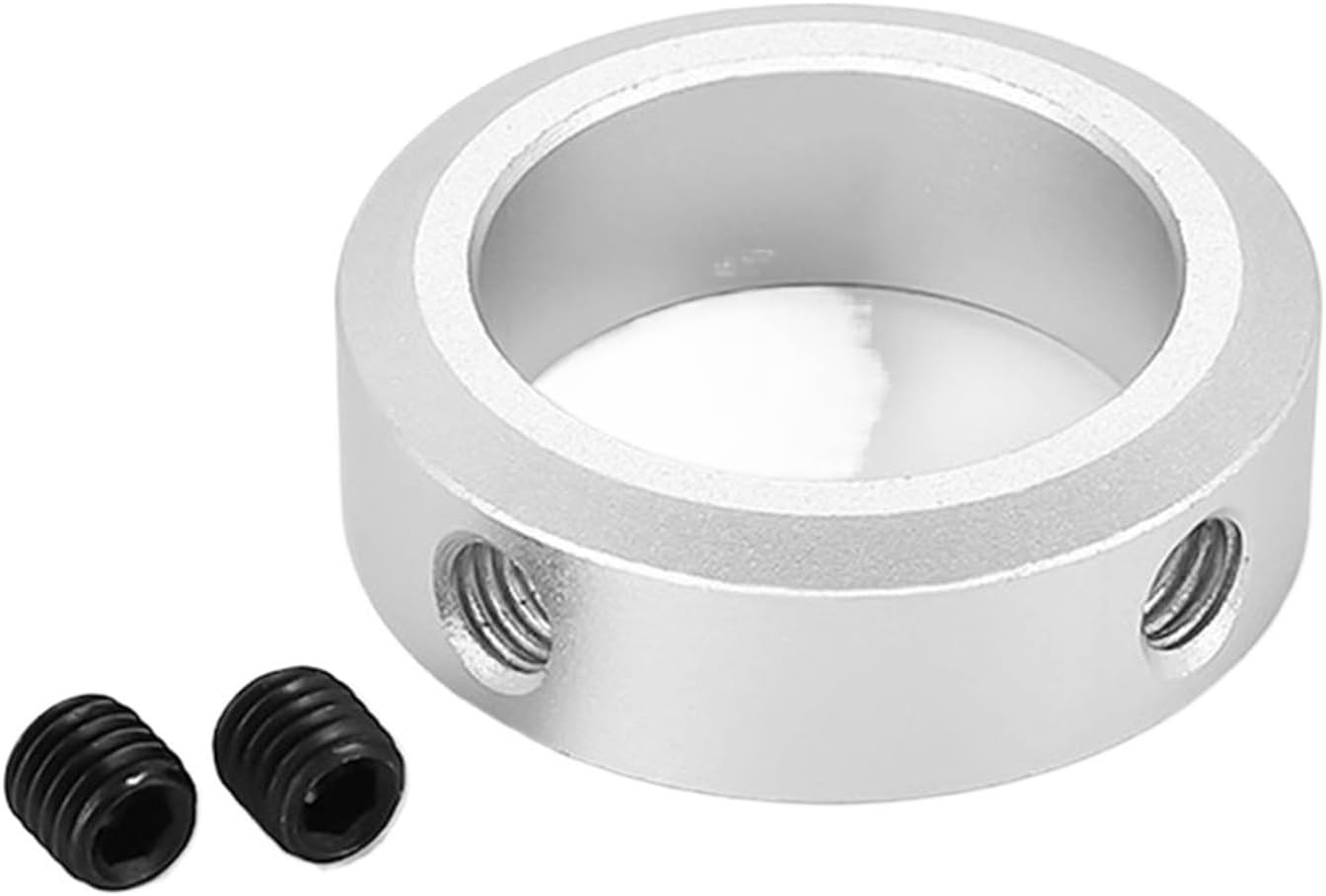 1 Pcs Aluminum Alloy Fixed Locking Limit Ring - Stop Screw Type Shaft Collar for 6-30mm Diameter with Screws(22-35-10)