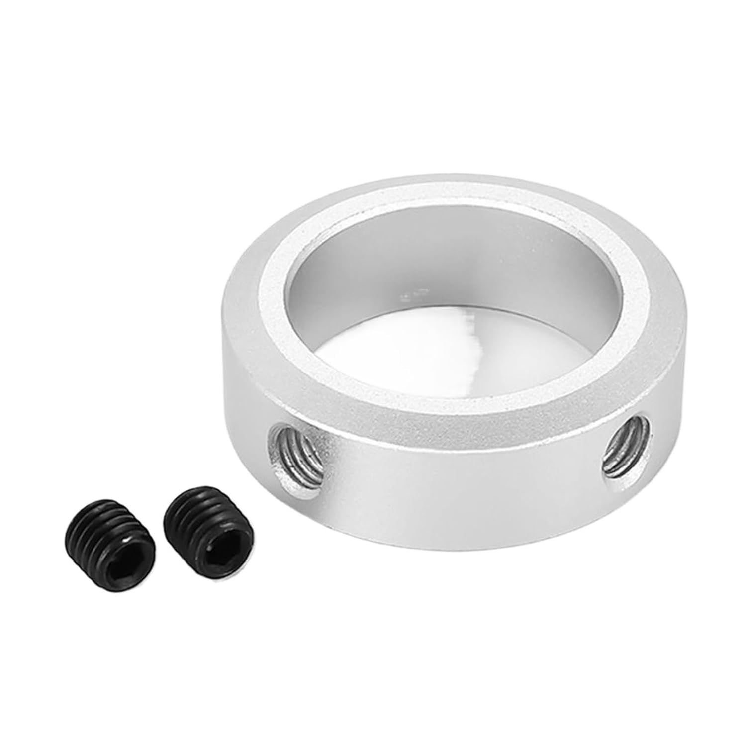 1Pcs Aluminum Alloy Fixed Locking Limit Ring for 6-30mm Diameter Shaft Collar with Screws - Versatile Stop Screw Type(22-35-10)