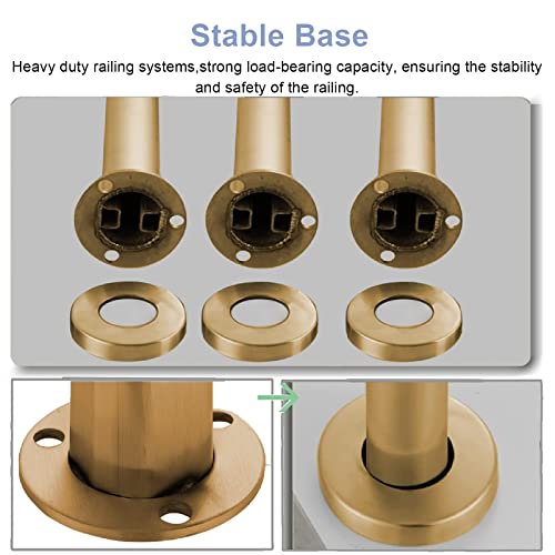Conector de valla resistente para solucionar la holgura en vidrios de 12 mm 6