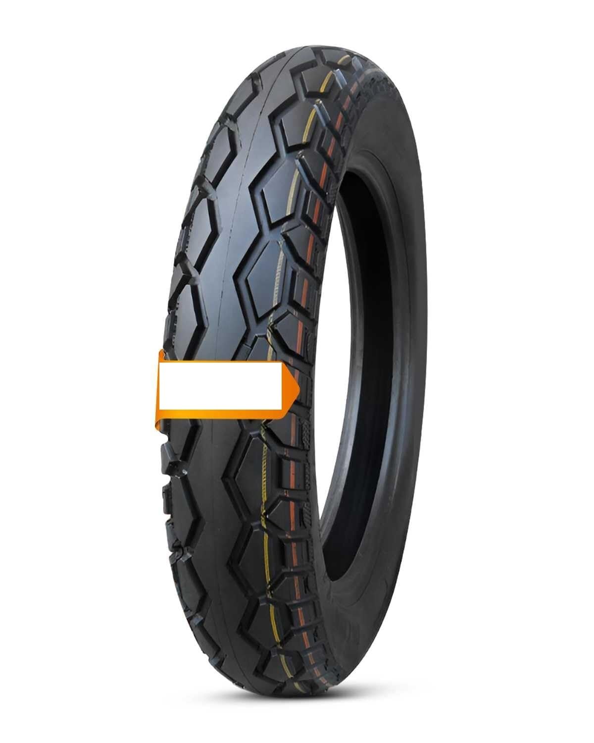 90/100-14 Opona do Motocykla Terenowego, Kompatybilna z 3.00-14, Niski Bieżnik Klinowy, Typ z Komorą, 49J 225 KPA 407 lbs Odporna na Ścieranie Wysoka Nośność