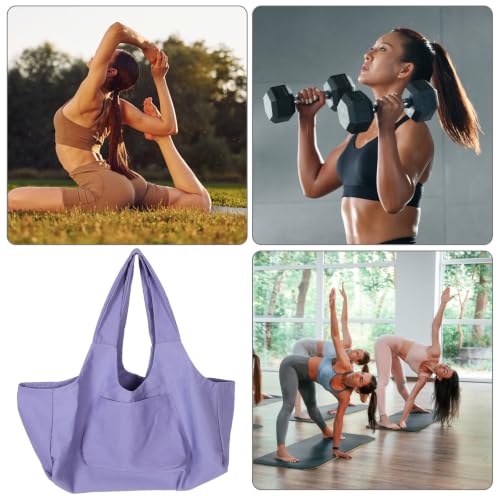 Bolsa de yoga de gran capacidad con lona duradera y ligera para llevar el equipo 3
