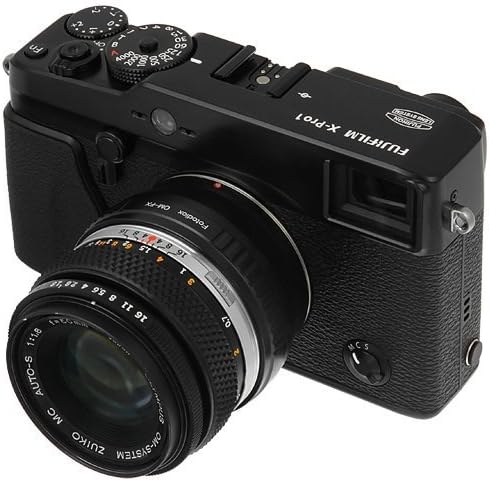 Fotodiox Lens Mount Adapter Compatible with Olympus Zuiko (OM) 35mm SLR Lens on Fuji X-Mount Cameras