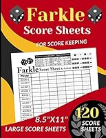 Algopix Similar Product 15 - Farkle Score Sheets 120 Large Score