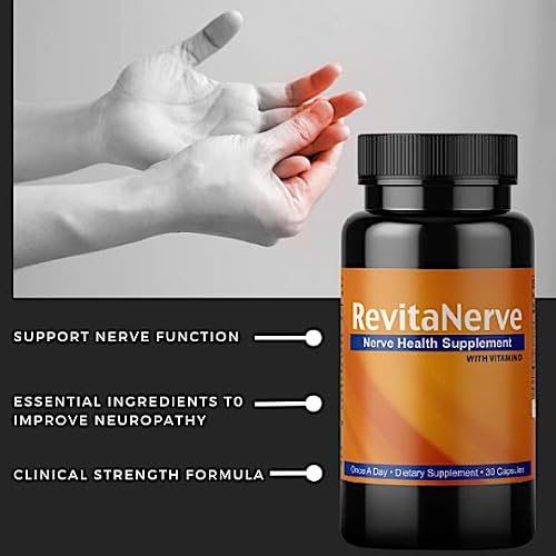 Revitanerve - Neuropathy Nerve Support And Relief | Revitalizing Supplement For Nerve Discomfort | Once A Day | Reduce Nerve Aches (Single Pack (30 Count)) #TOP3