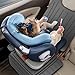 insefocc Car Seat Protector for Child Car Seat，TPE Waterproof & Anti-Slip （No Imprints）,carseat Protector car seat Cover Universal Fit for Baby & Pet Use, BPA-Free（Black -1 PC）