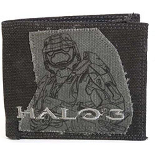 Black & Gray Heavy Weight Canvas Master Chief Wallet