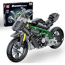 Mould King Motorcycle Kit Building Sets, 23002 Bike Model Kit Building Kit, Moto Building Toys for Creative Play and Display, Model Motorcycle Kits for Adults and Kids 14+ 636PCS