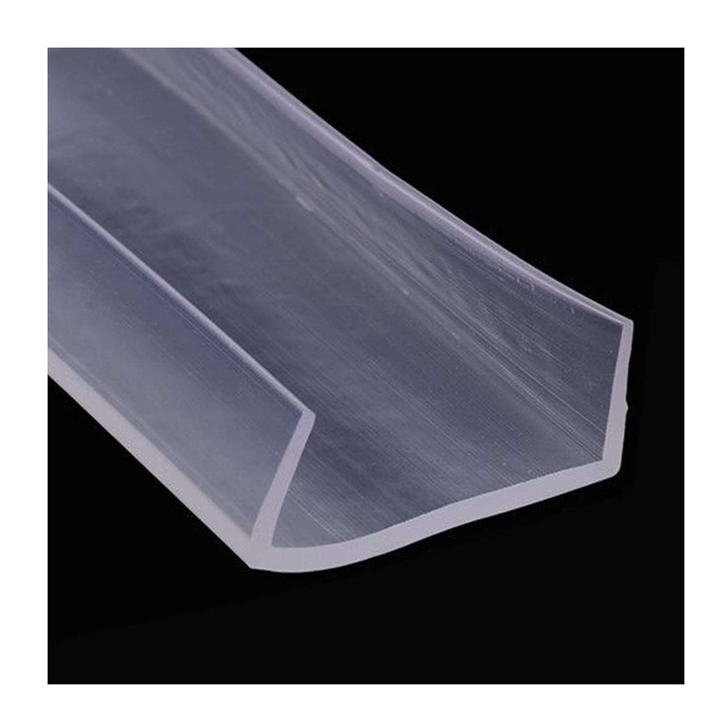 Draught excluder Tape Rubber Channel Edge Trim Rubber Seal Transparent, 5M Long/30Mm * 17Mm(22Mm*18Mm)