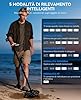 SUNPOW Metal Detector Professionale Ricaricabile per Adulti – 6 Tipi di Metallo, Bobina Impermeabile IP68, Display LCD, 5 Modalità di Ricerca per Spiaggia/Fiume/Outdoor | OT-MD16