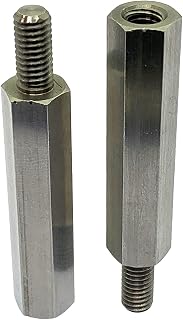 ステンレス 六角 つなぎ スペーサー オネジ-メネジ M6 2個入 (長さ45mm)