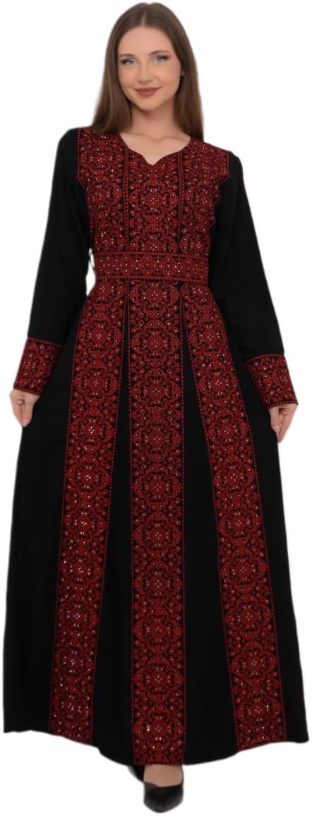 Abayas for Women Muslim - Comfortable Arabic Abaya with Embroidery