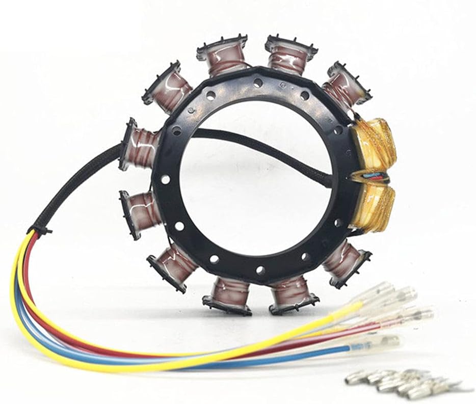 Stator For Mercury Force Outboard 9Amp 40 50 70 75 90 100 115 120 125HP 1987-1996 2Stroke 2/3/4Cylinder 174-8778K 1 398-818535A3 818535A5 818535A8 818535A9 398-8778A16 8778A17 SportJet