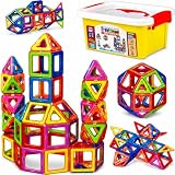 マグブロック デラックスセット マグネットブロック 知育玩具 知育ブロック 3D立体パズル マグネットおもちゃ マグネットパズル 3歳～ 玩具安全基準合格 ST基準 磁石ブロック
