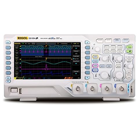 RIGOL DS1054Z Digitaloszilloskop, 4 Kanäle, 50MHz, 1Gsa/s, 24Mpts, 30000wfms/s, freie Trigger und Dekodierungen, 3 Jahre kostenlose Deutsche Garantie Cover