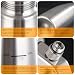 Imagen de Sifon Cocina Espumas 500ML Dispensadores de Nata Sifón de Aluminio dispensador Profesional de nata Contiene 3 boquillas para de acero inoxidable Hace Crema
