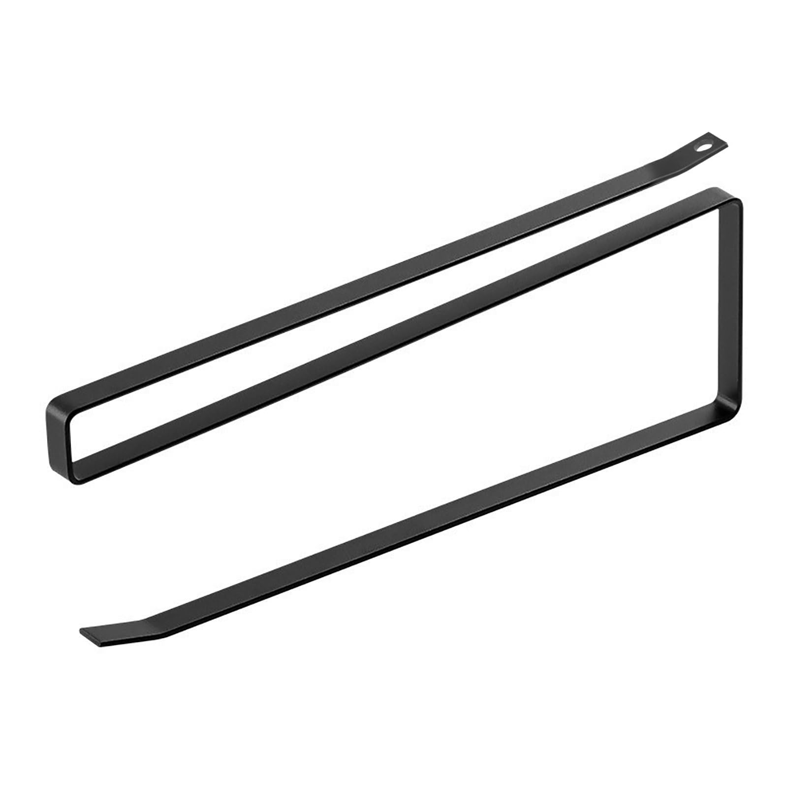 Glifora Paper Roll Holder and Towel Rack - Strong Load Bearing, Rust-Proof, Simple Installation, No Punching Storage Rack Hanging Shelf