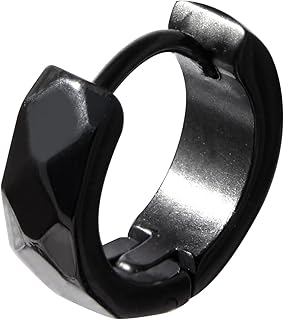 [SEIYA INTERNATIONAL] ピアス メンズ 片耳 フープピアス リングピアス フープ リング ステンレス ダイヤカット 18G