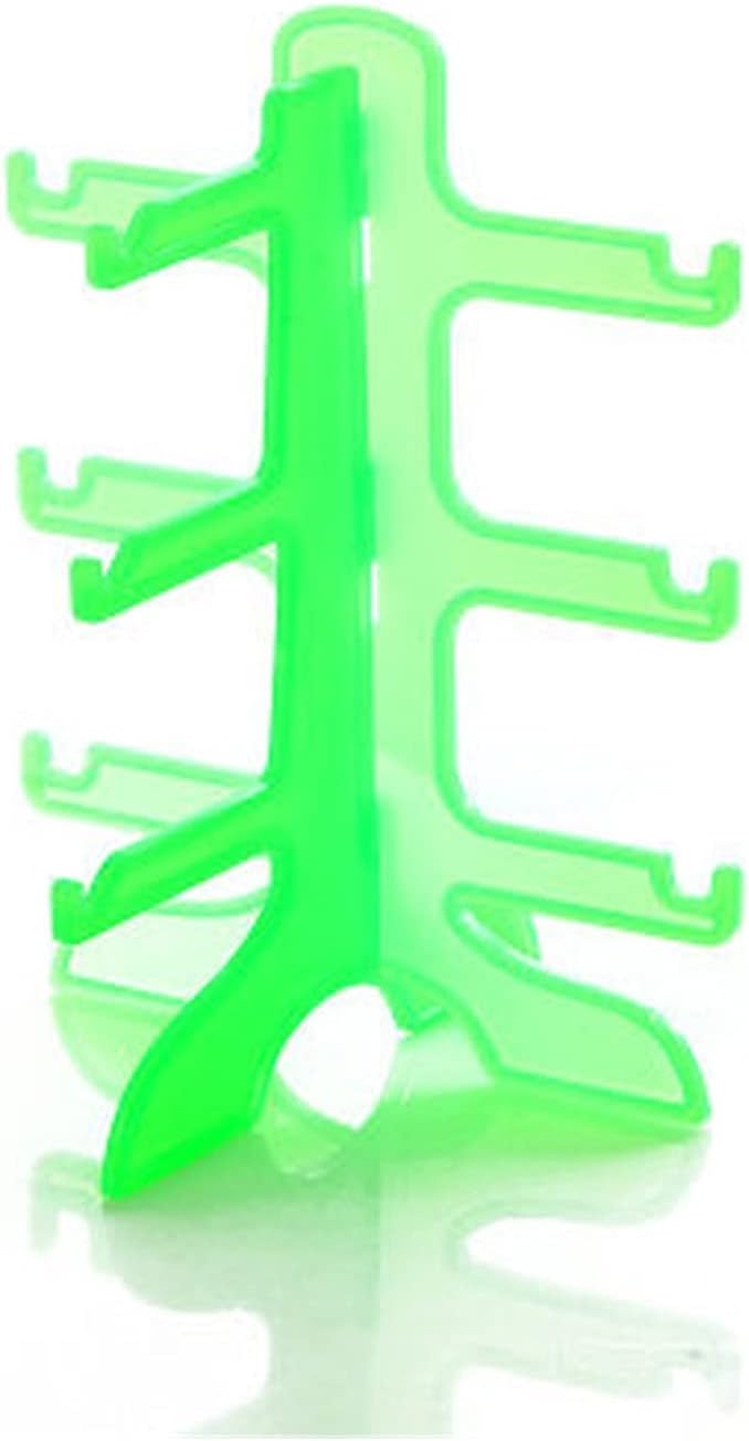 Sunglasses Organizer Plastic Sunglasses Show Rack Holders Eyeglasses Display Stand Storage Holder Glasses Shelf Home Organizer Sunglasses Display Stand (Color : Light Yellow) (White)