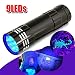 Produktbild Premium-Qualität LED-Taschenlampe, Taschenlampe Taschenlampe, Mini Aluminium Multifunktions-UV-Ultraviolett 9 LED Taschenlampe TaschenlampeCarry stone