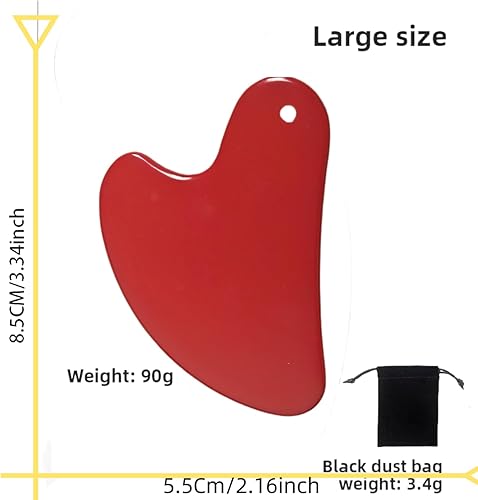 Miniatura 3 de Gua Sha - Herramientas faciales de acero inoxidable Guasha para cara, metal Gua Sha, aprieta la piel, herramienta de belleza para ojos corporales,