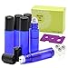 Mavogel Pack of 6, 10ml Cobalt Blue Glass Roll On Bottles with Stainless Steel Roller Ball for Essential Oil, Aromatherapy 3 Extra Stainless Steel Ball and 1 Essential Oils Opener Included