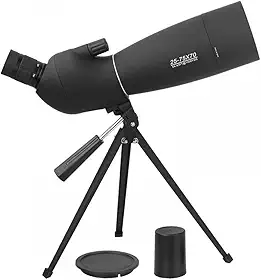 DNTGVUP Telescópio Zoom 25-75x70 para Observação Terrestre, Astronômica, Tiro Esportivo e Animais - Iniciante - Todas as Idades e Unissex - Amantes de Astronomia, Atividades ao Ar Livre e Esportes