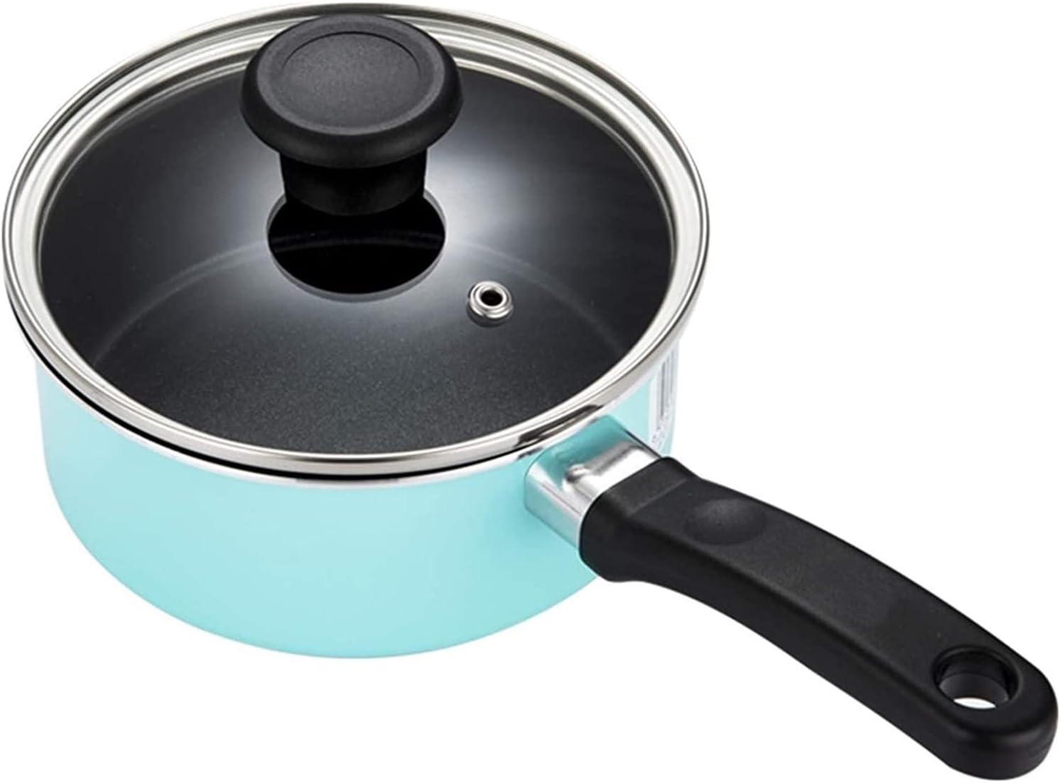 Wok Cookery Pan Non Stick Pan Frying Noodles Hot with Electromagnetic Stove Gas Stove General Purpose(OneColor)