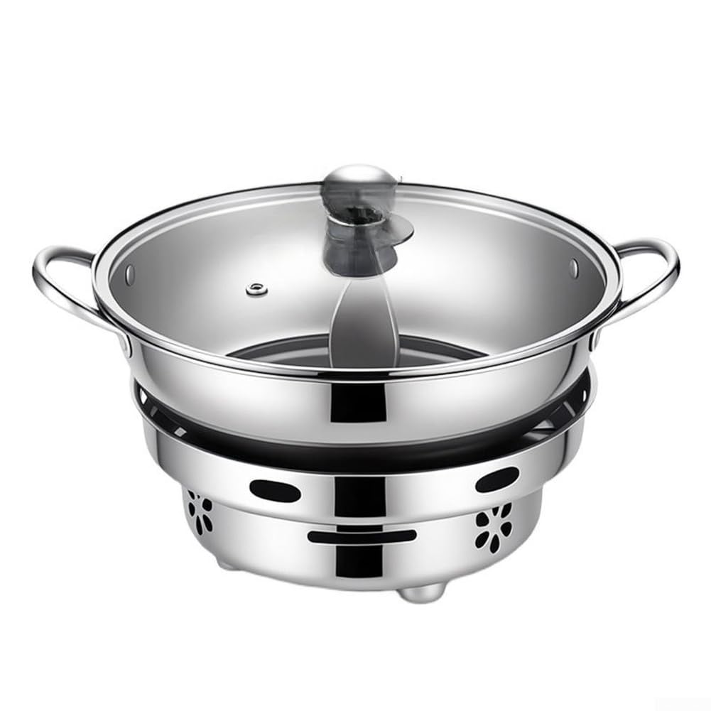 Olla Camping para acero Inoxidable 30cm Doble para cámara Olla(3Pcs)