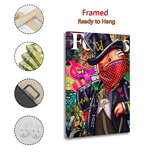 Ewm Alec Monopolys Graffiti Poster Decorative Painting Canvas Wall Art Living Room Posters Bedroom Painting 24X36Inch(60X90Cm) #TOP1
