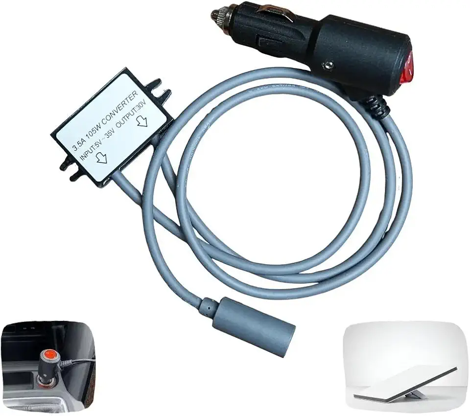 Conversor Automotivo Step Up Star mini 12/24V para 30V Plugue Veicular