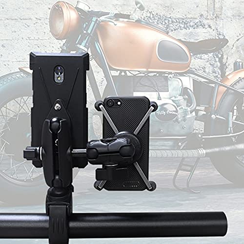 Bras double embase 17 cm alliage aluminium support caméra de moto - 5