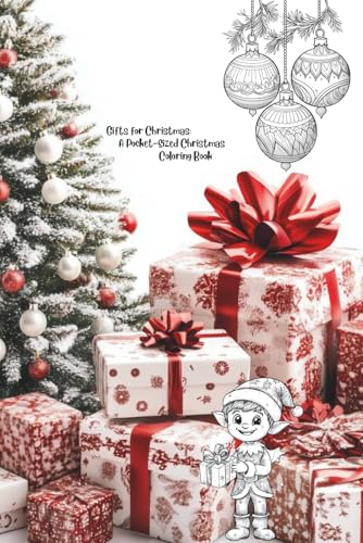 Gifts for Christmas: A Pocket-Sized Christmas Coloring Book (Pocket-Sized Coloring Books (6x9 Edition)) image 2