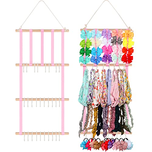 Bow Holder For Girls Hair Bows, Hair Bows Display Hanger, Hair Accessory Organizers And Storage, Large Capacity, Wall Hanging For Girl Room, Baby Nursery Decors (14.21) #TOP11