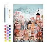 Profitez de votre temps artistique : le kit de peinture par numéros est adapté pour les débutants, la peinture par numéros cultive la capacité manuelle et la patience, et reste à l'écart des produits électroniques. Le plaisir de créer une incroyable œuvre d'art est indescriptible, le kit de peinture par numéros pour adultes débutants peut vous aider à vous détendre et à réduire le stress pendant votre temps libre