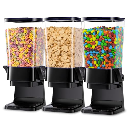 Cereal Dispenser Countertop with Lids,...